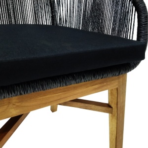 Πολυθρόνα Kalie Boho Pako World Φυσικό 60x61x80 cm - Img 6