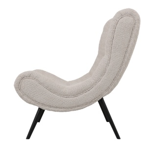 Πολυθρόνα Silla, Pako World, Ύφασμα, Μπεζ, 97x80x100 cm - Img 4