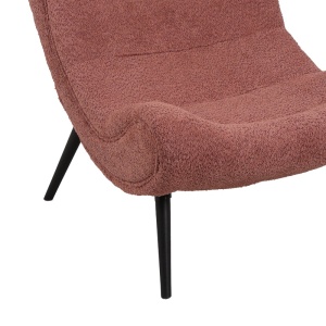 Πολυθρόνα Silla, Pako World, Ύφασμα, Ροζ, 97x80x100 cm - Img 7