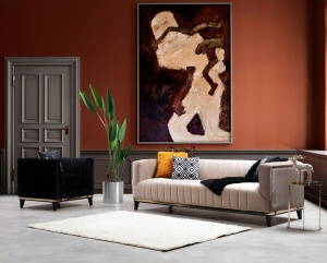 Πολυθρόνα Bellino Μαύρο 83x85x75 cm - Img 2