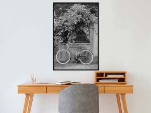 Πόστερ - Bicycle with White Tires, με μαύρη κορνίζα, 40x60 cm - Img 2