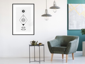 Πόστερ - Intuition, με μαύρη κορνίζα, 20x30 cm - Img 2