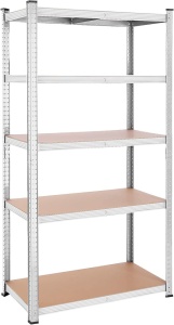 Ράφι Songmics, 5 Ράφια, 50 x 100 x 200 cm, Silver, GLR050E01
