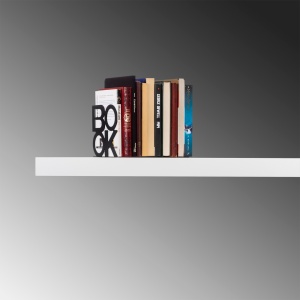 Ράφι τοίχου din μέταλλο Kitap Μαύρο 13.5x13x14 cm - Img 2