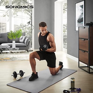 Σετ ρυθμιζόμενων αλτήρων 2 x 10 kg, Songmics, Μαύρο, 35x16x16 cm - Img 3
