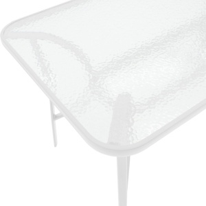 Σετ τραπεζαρίας Obbi-Ensure, Pako World, Μέταλλο, Λευκό, 120x70x70 cm - Img 7