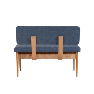Σετ τραπέζι και καρέκλες 5 τεμάχια Vina 104 Atlantic Pine-Dark Blue - Img 3
