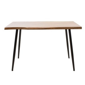 Σετ τραπέζι και καρέκλες 5 τεμ. Neve-Parker Μαύρο 120x80x75 cm - Img 6