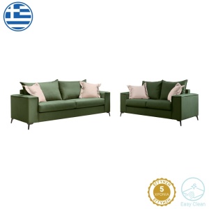 Σετ 2 διθέσιοι καναπέδες Verona x2 Pako World Σκούρο Πράσινο 225x93x100 cm