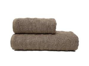 Σετ 2 πετσέτες 16021 Brown 50x90 και 70x140 cm (Βαμβάκι 100%)