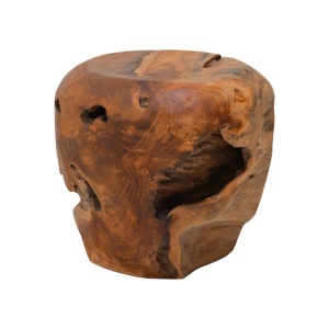 Σκαμπό από μασίφ ξύλο, Bolare, Pako, Φυσικό 40x40x36 cm