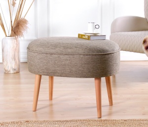 Σκαμπό Hala Καπουτσίνο 45x20 cm - Img 2