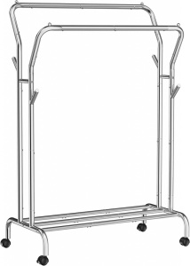 Σταντ Κρεμάστρας Songmics, Ασημί, 153x54.5x103 cm - Img 2