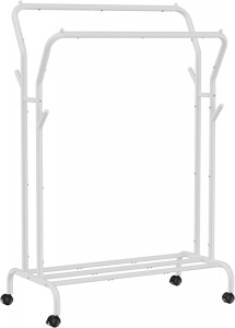 Σταντ Κρεμάστρας Songmics, Λευκό, 153x54.5x103 cm - Img 7