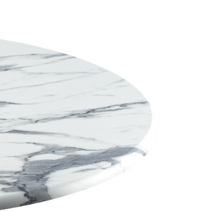 Στρογγυλή επιφάνεια τραπεζιού Solace B Pako World Λευκό 60x60x2.5 cm - Img 3