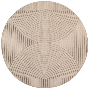 Στρογγυλό Χαλί Nova V1 Μπεζ 120x120 cm - Img 8