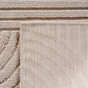 Στρογγυλό Χαλί Helix V2 Μπεζ 120x120 cm - Img 6