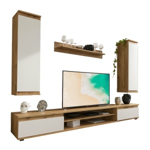 Σύνθεση TV Sandro, Δρυς, 175x37x160 cm