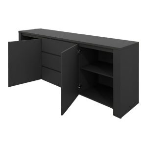 Συρταριέρα Kalya Σκούρο Γκρι 220x49x89.5 cm - Img 2