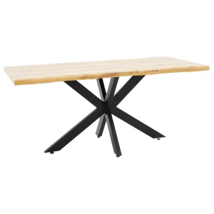 Τραπέζι Gilman MDF σε sonoma-Μαύρο 180x90x75 cm