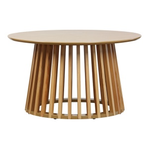 Τραπεζάκι σαλονιού Domonic, Pako World, MDF, Natural, 80x80x45 cm