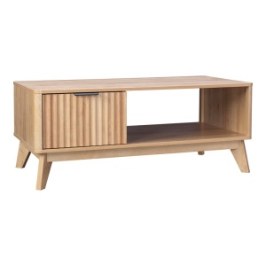 Τραπεζάκι σαλονιού Hamea Φυσικό 110x55.2x45 cm