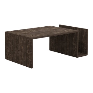 Τραπεζάκι σαλονιού Pako, Pako World, Σκούρο Καρυδί, 86x50x32 cm