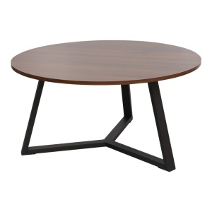 Τραπεζάκι σαλονιού Berton Καρυδί 80x80x40 cm