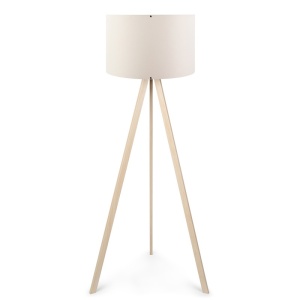 Φωτιστικό Δαπέδου PWL-1060, E27 Natural-κρεμ, 38x140 cm