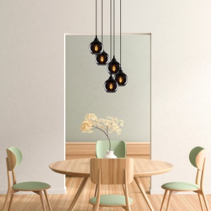 Φωτιστικό οροφής Smoked Γκρι 50x50x114 cm - Img 3
