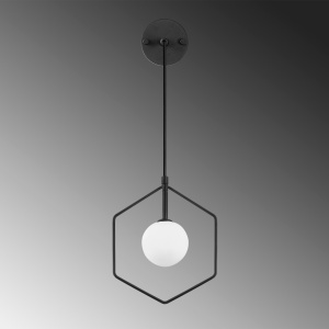 Φωτιστικό Τοίχου Geometri, Μαύρο, 22x15x119 cm - Img 6