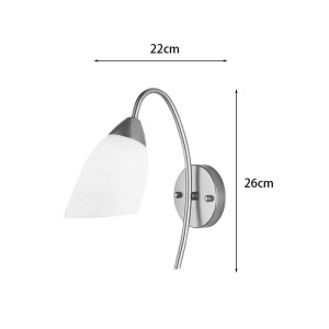 Φωτιστικό Τοίχου LED Berak, Χρυσό, 10x10x17 cm - Img 3