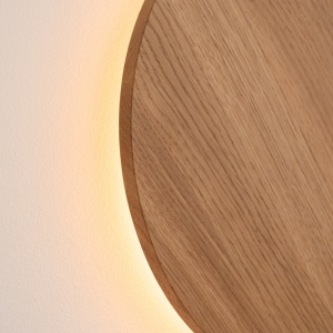 Φωτιστικό τοίχου LED Borgen, Δρυς, 3000K, 30x30x3.5 cm - Img 6