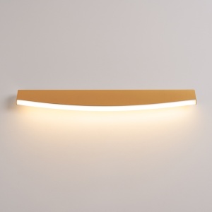 Φωτιστικό τοίχου LED Jorun, Χρυσό, 3000K, 60x5.5x7 cm - Img 4