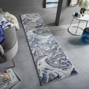 Χαλί Διαδρόμου Marbled Bleumarin 60X230 cm, Flair Rugs