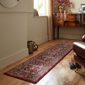 Χαλί Διαδρόμου Sincerity Royale Sandford Κόκκινο 60X230 cm, Flair Rugs