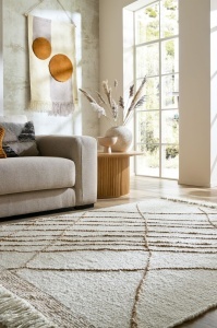 Χαλί Asterix Linear Μπεζ, Natural 120x170 cm, Flair Rugs