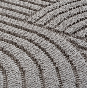 Χαλί Helix Ασημί boho 280x370 cm - Img 5