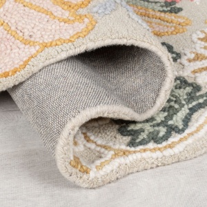 Χαλί Διαδρόμου Daphne Shaped Floral Ροζ 60x230 cm, Flair Rugs - Img 2