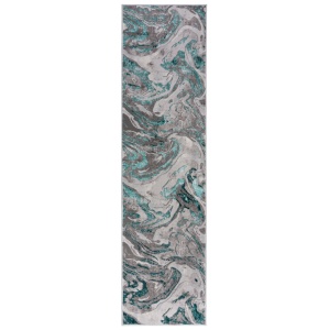 Χαλί Διαδρόμου Marbled Πράσινο SMARALD 80X300 cm, Flair Rugs - Img 2