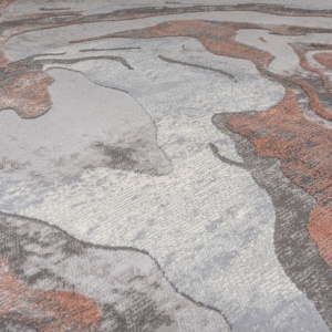 Χαλί Διαδρόμου Marbled Ροζ Pal 60X230 cm, Flair Rugs - Img 3