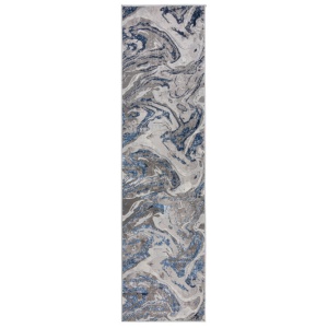 Χαλί Διαδρόμου Marbled Bleumarin 60X230 cm, Flair Rugs - Img 2