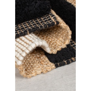 Χαλί Διαδρόμου Medina Blocks Μαύρο 60x230 cm, Flair Rugs - Img 2