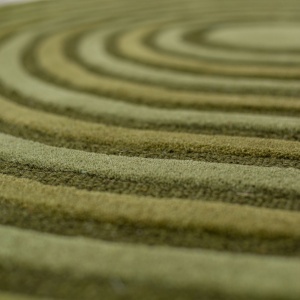 Χαλί Conway Retro Shaped Πράσινο masliniu 120x180 cm, Flair Rugs - Img 5