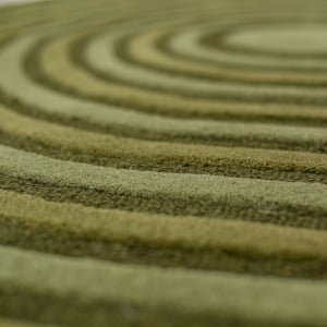 Χαλί Conway Retro Shaped Πράσινο masliniu 200x290 cm, Flair Rugs - Img 5