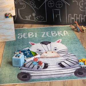 Χαλί eco copii My Greta Τυρκουάζ 115x170 cm - Img 4