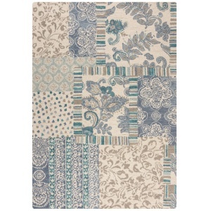 Χαλί Eloise Patchwork Μπλε 160x230 cm, Flair Rugs - Img 2