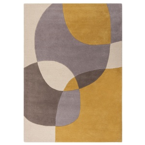 Χαλί Glow Κίτρινο Ochre 200X290 cm, Flair Rugs - Img 2