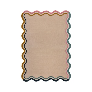 Χαλί Wool Scallop Κρεμ 160x230 cm, Flair Rugs - Img 5