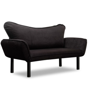 2θέσιος καναπές Chatto, Μαύρο - Img 4
